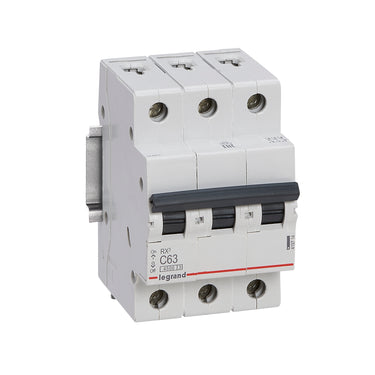 RX³ MCB automatsikring C63 3pol 3M 4500A - 1