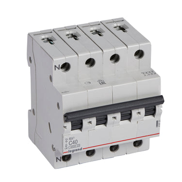 RX³ MCB automatsikring C40 3pol+nul 4M 4500A - 1