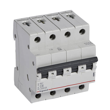RX³ MCB automatsikring C6 4pol 4M 4500A - 1