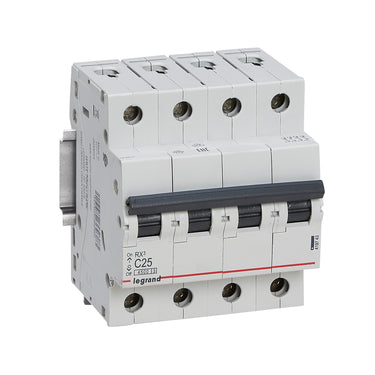 RX³ MCB automatsikring C25 4pol 4M 4500A - 1