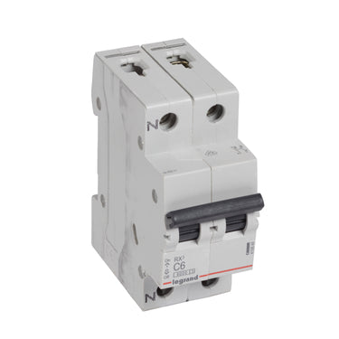 RX³ MCB automatsikring C6 1pol+nul 1M 6000A - 1