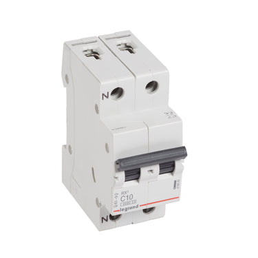 RX³ MCB automatsikring C10 1pol+nul 1M 6000A - 1