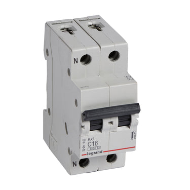 RX³ MCB automatsikring C16 1pol+nul 1M 6000A - 1