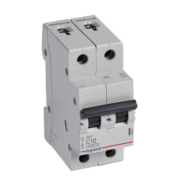 RX³ MCB automatsikring C10 2pol 2M 6000A - 1