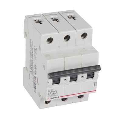 RX³ MCB automatsikring C20 3pol 3M 6000A - 1