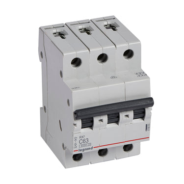 RX³ MCB automatsikring C63 3pol 3M 6000A - 1