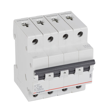 RX³ MCB automatsikring C20 4pol 4M 6000A - 1