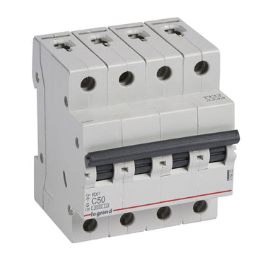 RX³ MCB automatsikring C50 4pol 4M 6000A - 1
