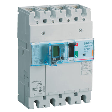 DPX³ 250 maksimalafbryder termo 4pol 100A 36KA - 1