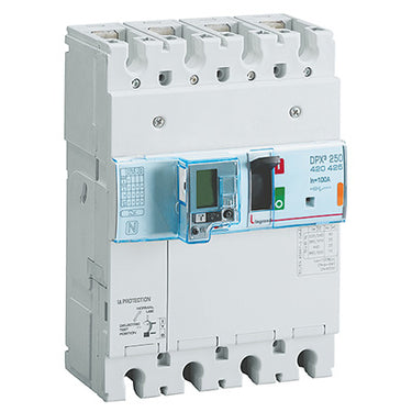 DPX³ 250 maksimalafbryder elektronisk+ energi+jordfejl 4pol 100A 25KA - 1