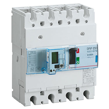 DPX³ 250 maksimalafbryder elektronisk+ energi+jordfejl 4pol 250A 70KA - 1
