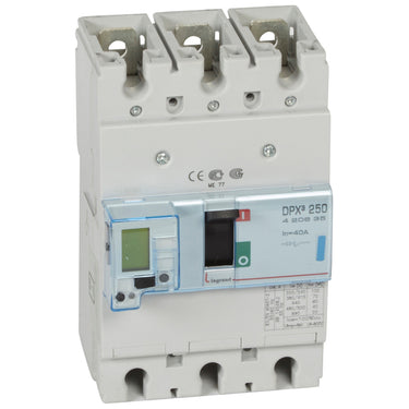 DPX³ 250 maksimalafbryder elektronisk 3pol 40A 70KA - 1