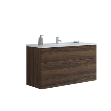 Dansani Luna møbelpakke m/skuffer 121cm brun eg - 1