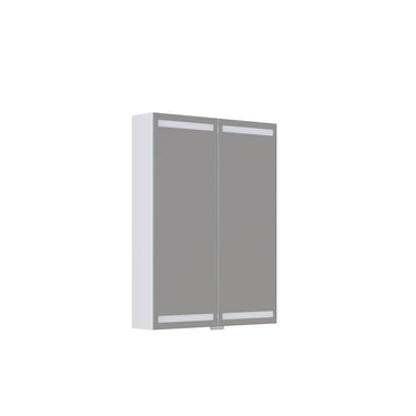 Dansani Spejlskabssæt 2 låger 80x60CM hvid mat - 1