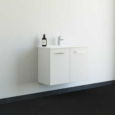 Dansani Mido mini møbelpakke 81 cm 2 låger vask hvid - 1