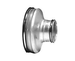 Lindab Reduktion kort centrisk RCU 315X200 nippel/nippel - 1