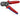 Selvindstillelig crimptang til kabeltyller bruneret 180 mm 97 53 04 - 8