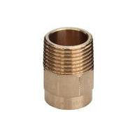 Viega overgang muffe/nippel 22 mm x 1/2" rødgods - 1
