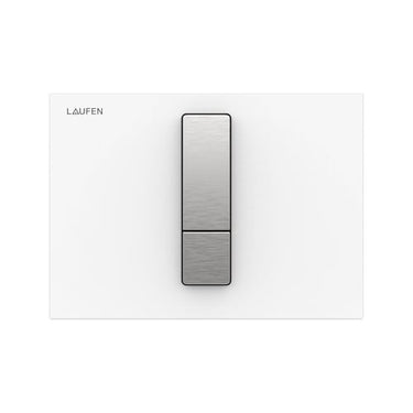 LAUFEN LIS betjeningsplade Duo AW102 hvid - 1