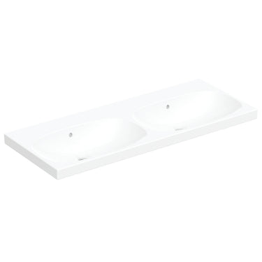 Geberit Acanto håndvask dobb 1200x168x482mm t/møbel/bolt hvid porcelæn KeraTect - 1