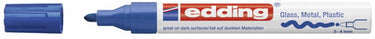 Marker Edding 750 permanent blå 2-4mm - 1
