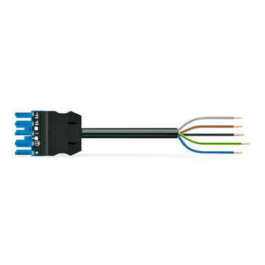 Tilslutningskabel 3M PVC Eca Hunstik/fri ende blå - 1