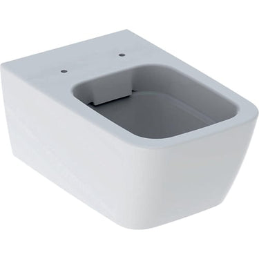 Geberit Icon Square væghængt toiletskål hvid porcelæn - 1