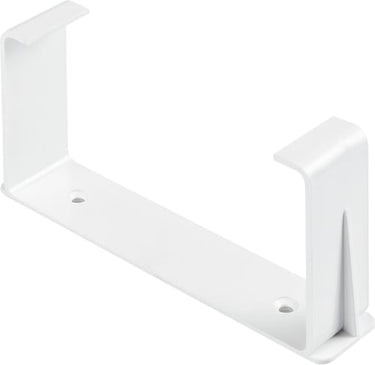 Flad 75 x150 mm kanalholder beslag Hvid PVC - 1