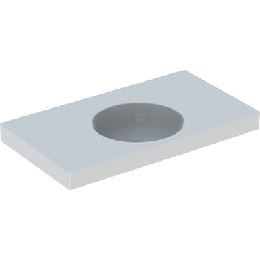 Geberit Preciosa II håndvask 900x500x165mm t/bolte hvid porcelæn 635164650 - 1