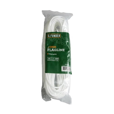 Flagline flettet pp 5 mm 25 meter - 1