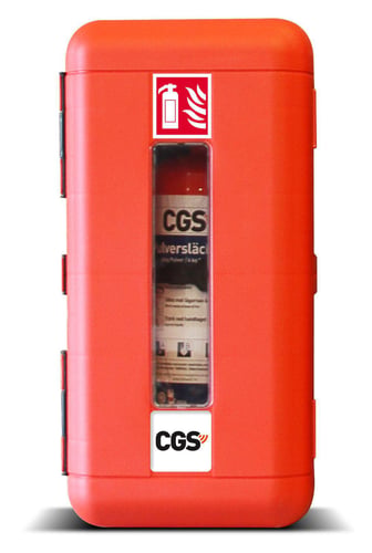 CGS brandskab til 6kg slukker EC6SW - 1