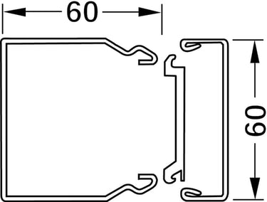 Kabelkanal komplet LFS 60060 VZ - 1