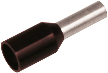 Isoleret terminalrør A1,5-18ETT 1,5mm² L18 Sort - 1