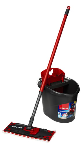 Vileda Ultra Max Fladmoppe + Spand - 1