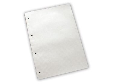 Standardblok u/omslag A4 kvadreret m/4 huller - 1