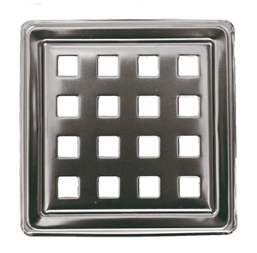 Ramme/rist 100X100/80X80/10 mm rustfri - 1