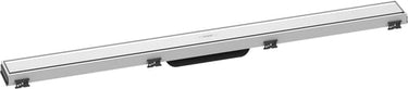 hansgrohe RainDrain Match kappesæt til flise bruseafløb 900 mm med højdejusterbar ramme hvid - 1