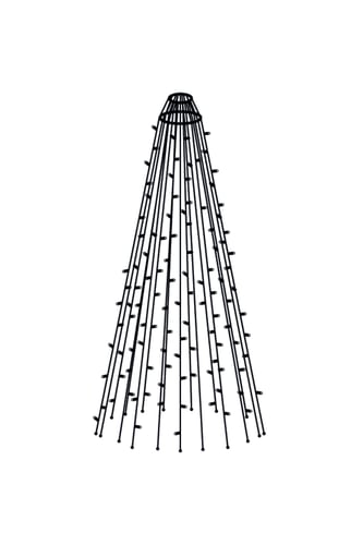 Tech-Line Flagstangskæde 18 kæder x7,5m - 1