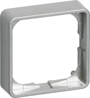 FUGA ramme Baseline 50 1 modul 14 mm høj stålmetallic - 1