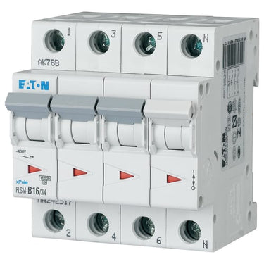 Automatsikring 16A 3P+N C 4M 6KA - 1