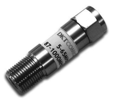 Dæmpeled 10 DB F-han / F-hun - 1