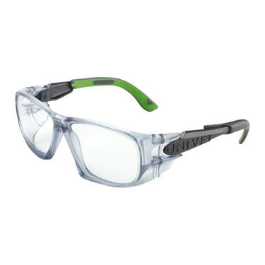 Univet X-Generation Brille 5X9 I Klar Polycarbonat t/flipover modul - 1