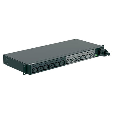 Powerpanel basic 19" 1U 230V/32A 12xC13 med 3m ledning sort - 1