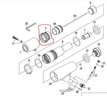 Lock ring f/Flex 28 - 1