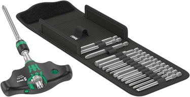 Wera Kraftform Kompakt 400 RA 1/4" udvendig sekskant sæt 1 17 dele - 1