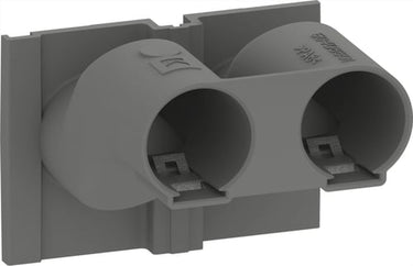 LK FUGA Z-tud 2xØ16-20 mm for Air indmurings- og instøbningsdåser - 1