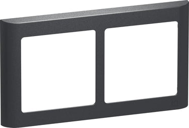 LK FUGA SOFT designramme 2 modul vandret koksgrå - 1