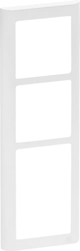 LK FUGA antibakteriel SOFT designramme 3,5 modul hvid - 1
