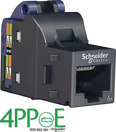 Actassi konnektor RJ45 Cat 6A S1 UTP til dataudtag og patchpanel Godkendt til 4PPoE 12 stk - 1
