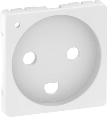 LK FUGA afdækning for stikkontakt 2-polet + DK jord med LED hvid - 1